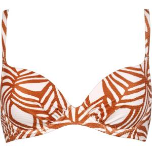 Watercult Дамско бикини горнище Watercult Women's Organic Moderns Bikini Top 7370 Bikini top - Chalk / Terra - размер 42 (150-4210-0120)