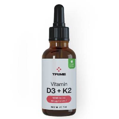 Trime Česká republika Vitamín D3 + K2, 1000 IU - 682 kapek