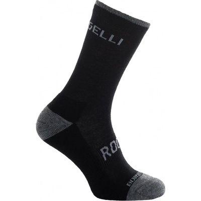 Rogelli Hrejivé zimné ponožky z ovčej vlny MERINO čierne