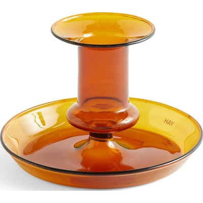 Hay Свещник за класическа свещ Flare S кехлибарен (AB390-A930)