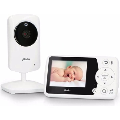 Alecto DVM-64 Video pestúnka with 2.4" colour display biela