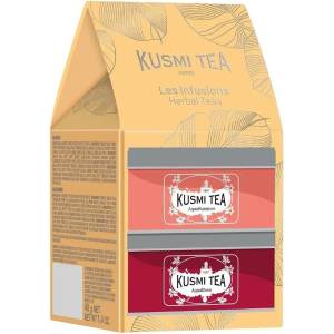 Kusmi Tea Подаръчен комплект чай AQUASUMMER & AQUAROSA, 2 x 20 g кутия, Kusmi Tea (KUSMI21325A1430)