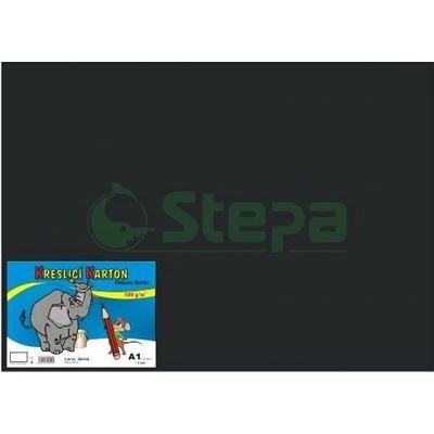 Stepa Kreslicí karton černý A1 180 g [10 listů]
