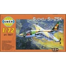 Směr plastikový model letadla ke slepení Suchoj Su-25K slepovací stavebnice letadlo 1:72