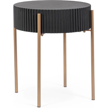 Bizzotto ХОЛНА МАСА darcy 40, 5x47cm ЧЕРНА/ЗЛАТО (0747200)