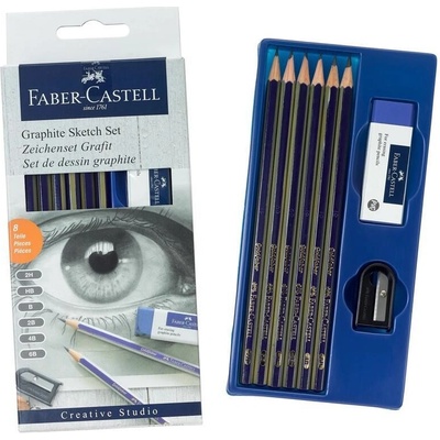 Faber-Castell grafitový set na skicování 8 ks – Zboží Dáma