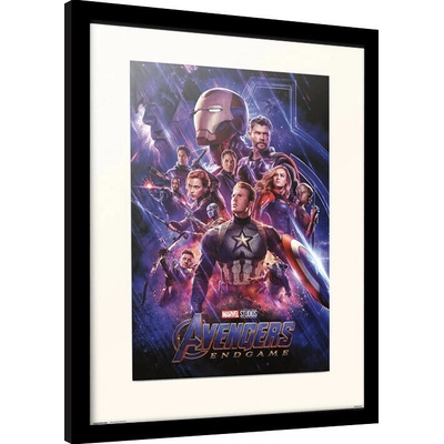 Rámovaný Obraz - Avengers: Endgame - One Sheet, 34.5 × 44.3 cm
