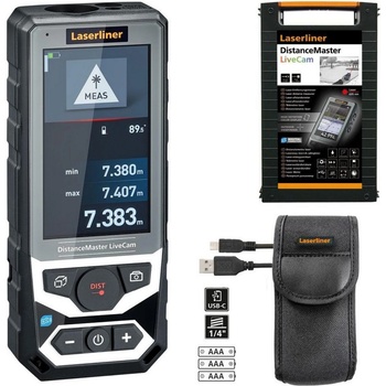 Laserliner Лазерна ролетка с камера и цифрова връзка Laserliner DistanceMaster LiveCam 080.985A - до 150 m (080.985A)