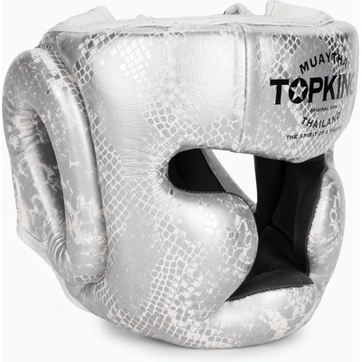 Top King Боксова каска Top King Super Star white/silver