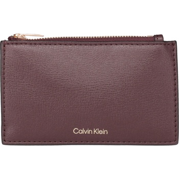 Calvin Klein Foil logo top zip cardcase