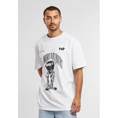 Urban Classics Мъжка бяла тениска Mister Tee Your World OversizeUB-MT3470-00220 - Бял, размер S