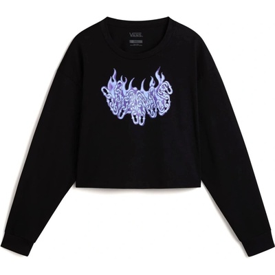 Vans Hot Links LS Relax Crop Black