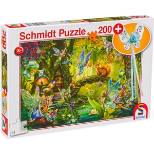 Schmidt Spiele Пъзел Schmidt от 200 части - Феи в гората, с магическа пръчица (56333) - ozone