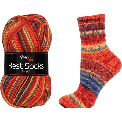 Příze Vlna Hep Best Socks 6-fach 7375