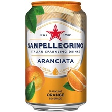 Sanpellegrino Pomaranč plechovka 330 ml