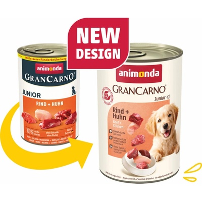 Animonda GranCarno Junior hovězí & Chicken 400 g