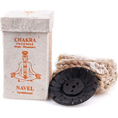 Tibetské vonné provázky Chakra Incense Navel