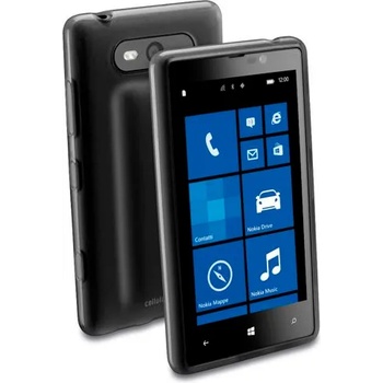 Image 1 of Nokia Lumia 820 Силиконов Калъф Черен + Протектор