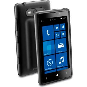 Nokia Lumia 820 Силиконов Калъф Черен + Протектор
