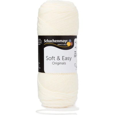 Schachenmayr Soft & Easy 00002 Natural Плетива прежда (9807353-00002-SCHACHENMAYR)