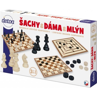 Detoa Šachy a dáma – Zboží Živě