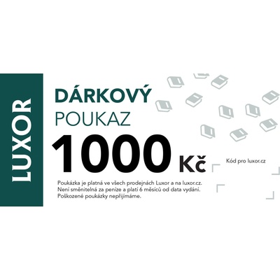 Luxor - Elektronický dárkový poukaz 1000 Kč