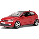Zberateľské modely Bburago Plus VW Polo GTI Mark 5 červená 1:24
