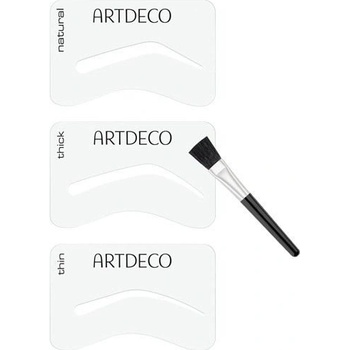 Artdeco Šablony na obočí se štětečkem Eyebrow Stencils with Brush Applicator kAR28200