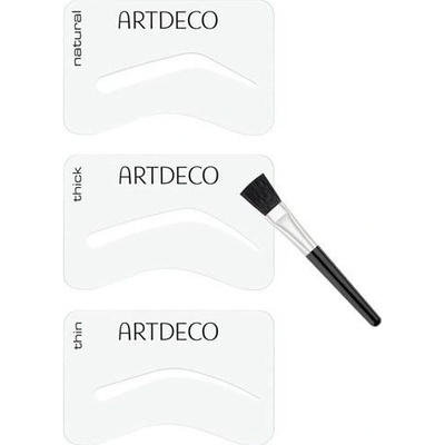 Artdeco Šablony na obočí se štětečkem Eyebrow Stencils with Brush Applicator kAR28200