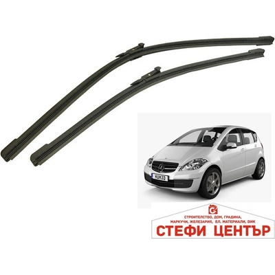 Paolo Предни чистачки съвместими с Mercedes A Class W169 (04-12) / Mercedes Vaneo (04+) 2бр/к-т (65285)