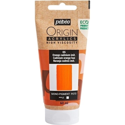 Pébéo Origin АКРИЛНА боя Cadmium Orange Hue 60 ml 1 бр (817005)