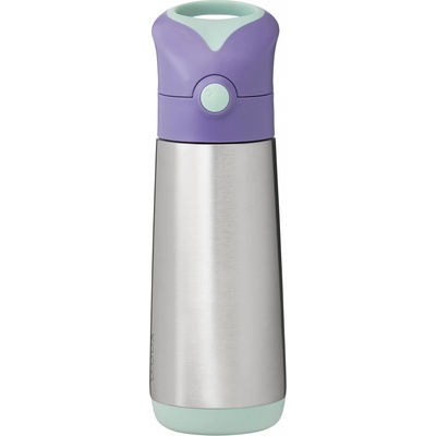 b.box Termoska na pitie so slamkou 500 ml lilac pop