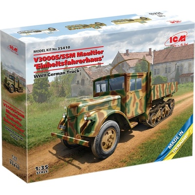 ICM V3000S/SSM Maultier Einheitsfahrerhaus WWII German Truck 1:35