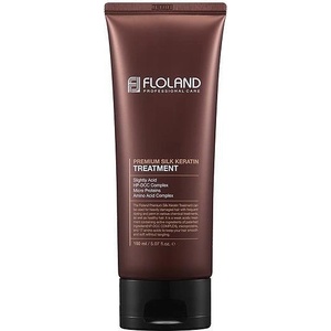 FLOLAND Възстановяваща маска-балсам за коса Floland Premium Silk Keratin Treatment 120 ml