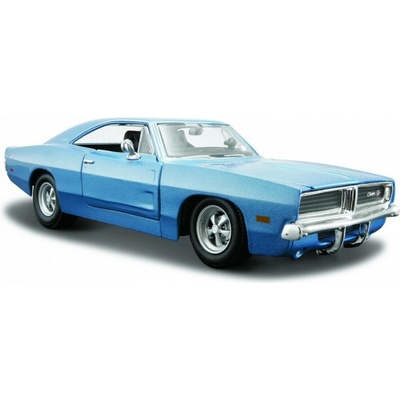 Maisto 1969 Dodge Charger R/T metal modrá 1:25