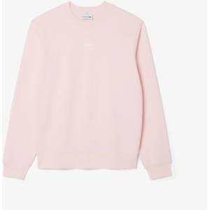 Lacoste Поларена блуза Lacoste Printed Fleece Sweatshirt - Pink