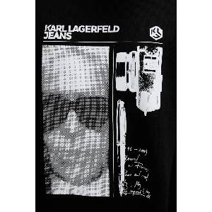 Karl Lagerfeld Jeans уголемен суичър мъжки памучен (B2M20033)