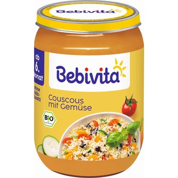 Bebivita Био ястие Bebivita - Кускус със зеленчуци, 190 g (15004-01)