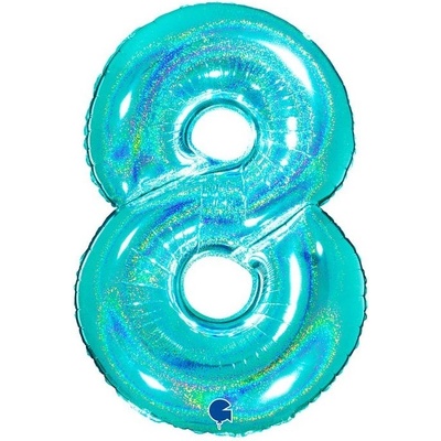 Grabo Balónek fóliový číslice 8 Tiffany 102 cm