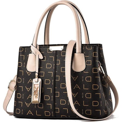 Charon Дамска Чанта Charon Grace, Различни цветове, Бежова (KD-21-BLACK-BEIGE)