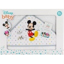 INTERBABY Osuška froté MICKEY BIELO/SIVÁ