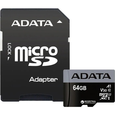 ADATA microSDXC 64GB UHS-1/U3/V30