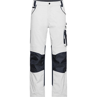 James & Nicholson pánské kalhoty J N832 White