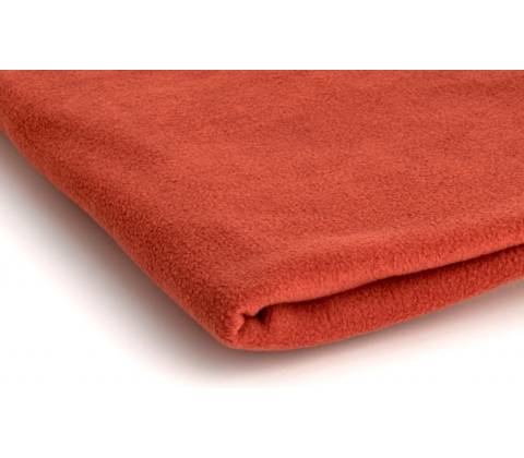 Microfleece farba červená 28