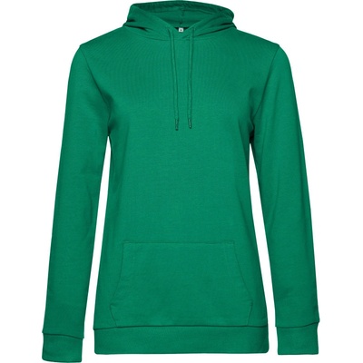 B&C mikina Hoodie COT-01W04W52000 zelená kelly