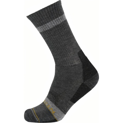 LORPEN MERINO HIKE MIDWEIGHT CREW M WHALES GREY