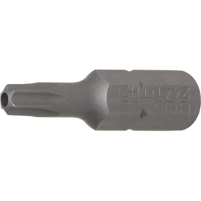 Bit BGS šestihran 6,3 mm 1/4" T profil pro Torx s otvorem T20