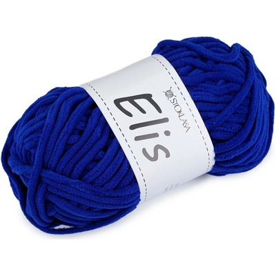 Pletací žinylková příze Elis 100 g Varianta: 22 modrá kobaltová, Balení: 1 ks 57857/147371/287511