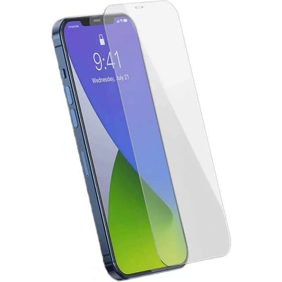 Baseus Full Screen Tempered Glass (SGAPIPH67N-LS02) - стъклено защитно покритие за целия дисплей на iPhone 12 Pro Max (прозрачен) (2 броя)