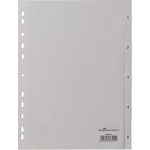 DURABLE Регистър durable пластмаса с печат a/4 1-5 части сив 650510 (650510)